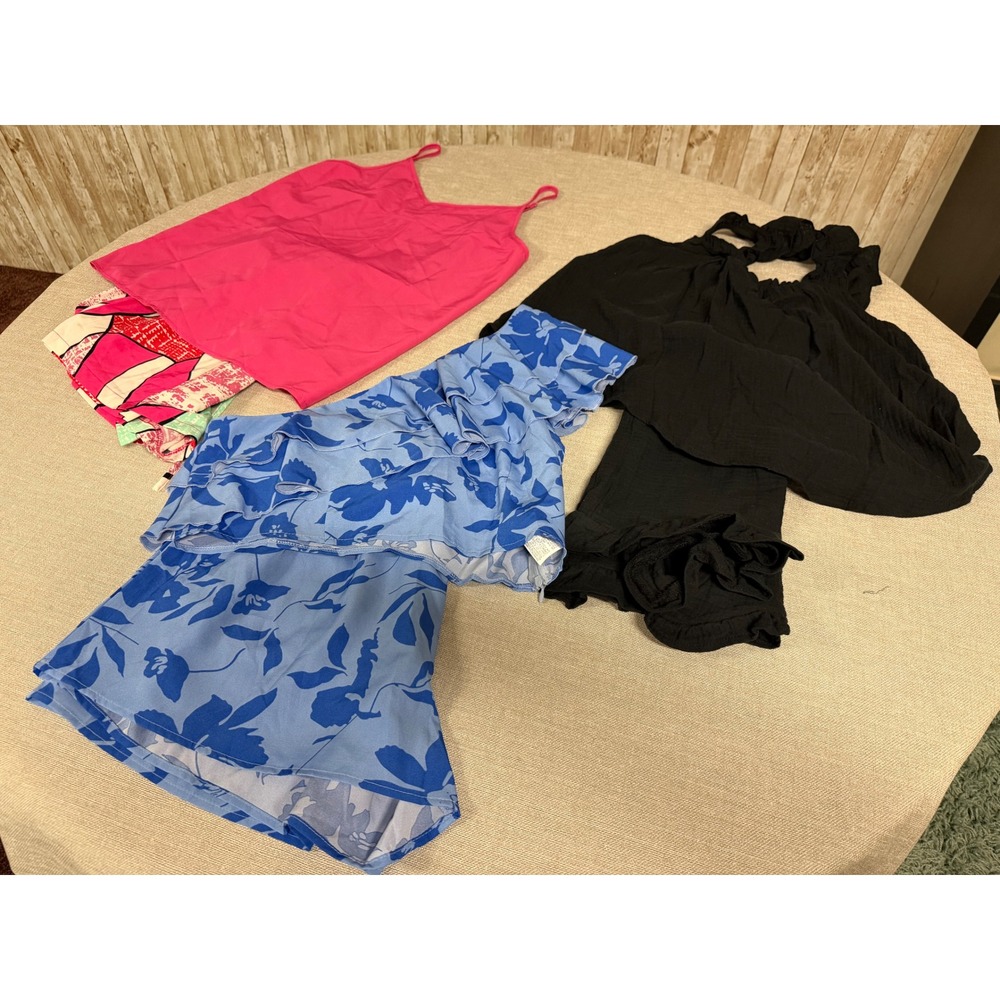 Womens Summer 2 Piece Sets Bundle SHEIN Lot 3 Sets size Large
